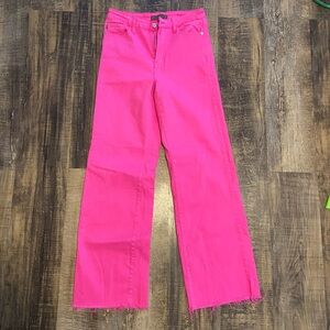 Judy Blue Hot Pink Wide Leg Jeans 💕
